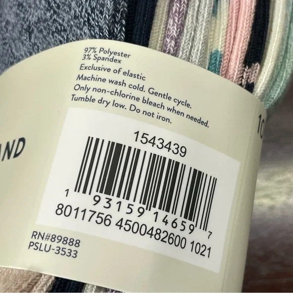 Lucky Brand Women's Super Soft No Show Socks 10 Pairs Size 4-10 Multi Colors New - Picture 11 of 16